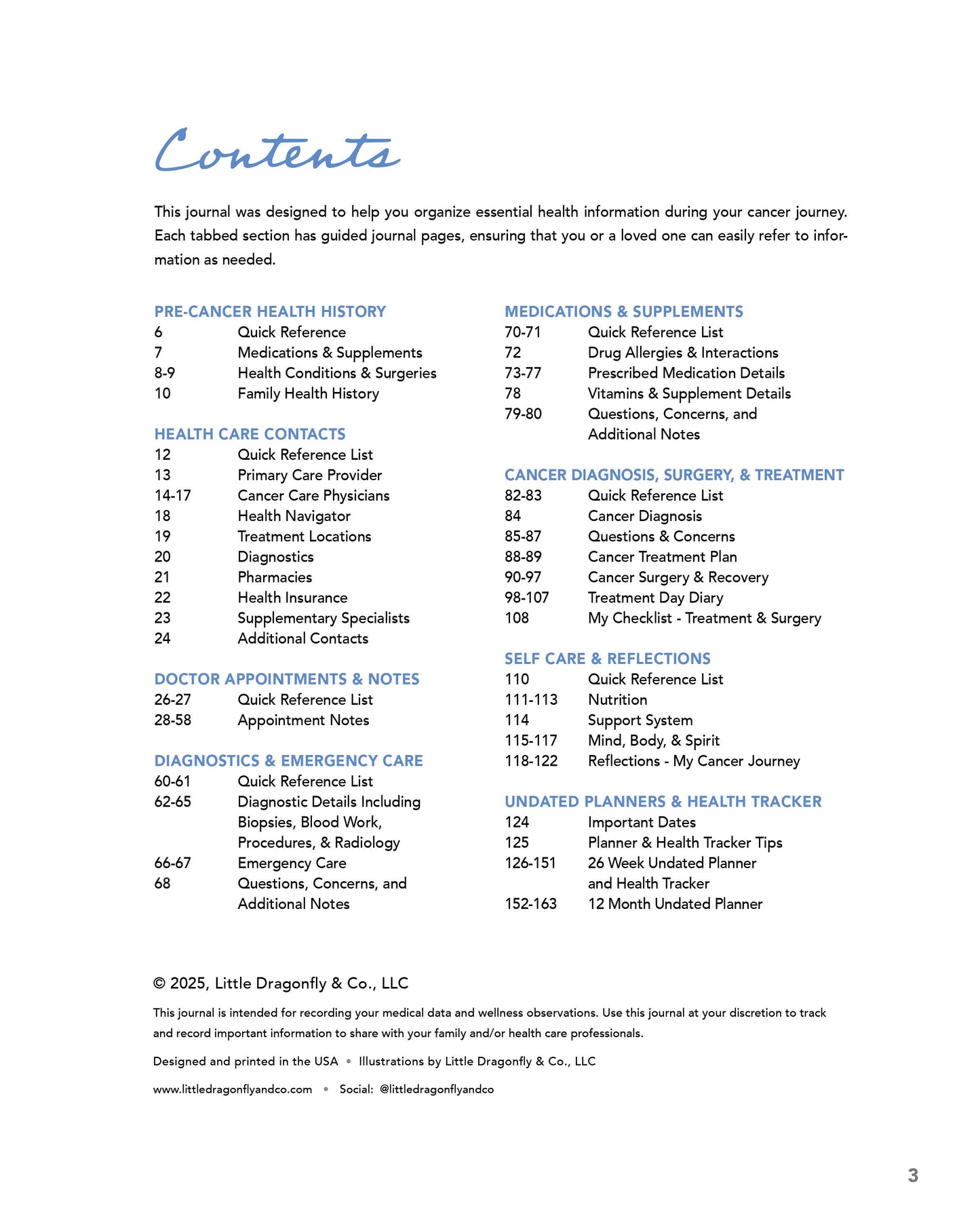 Cancer Journal & Cancer Treatment Planner