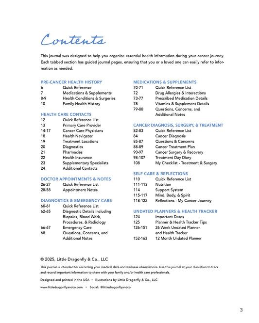 Cancer Journal & Cancer Treatment Planner