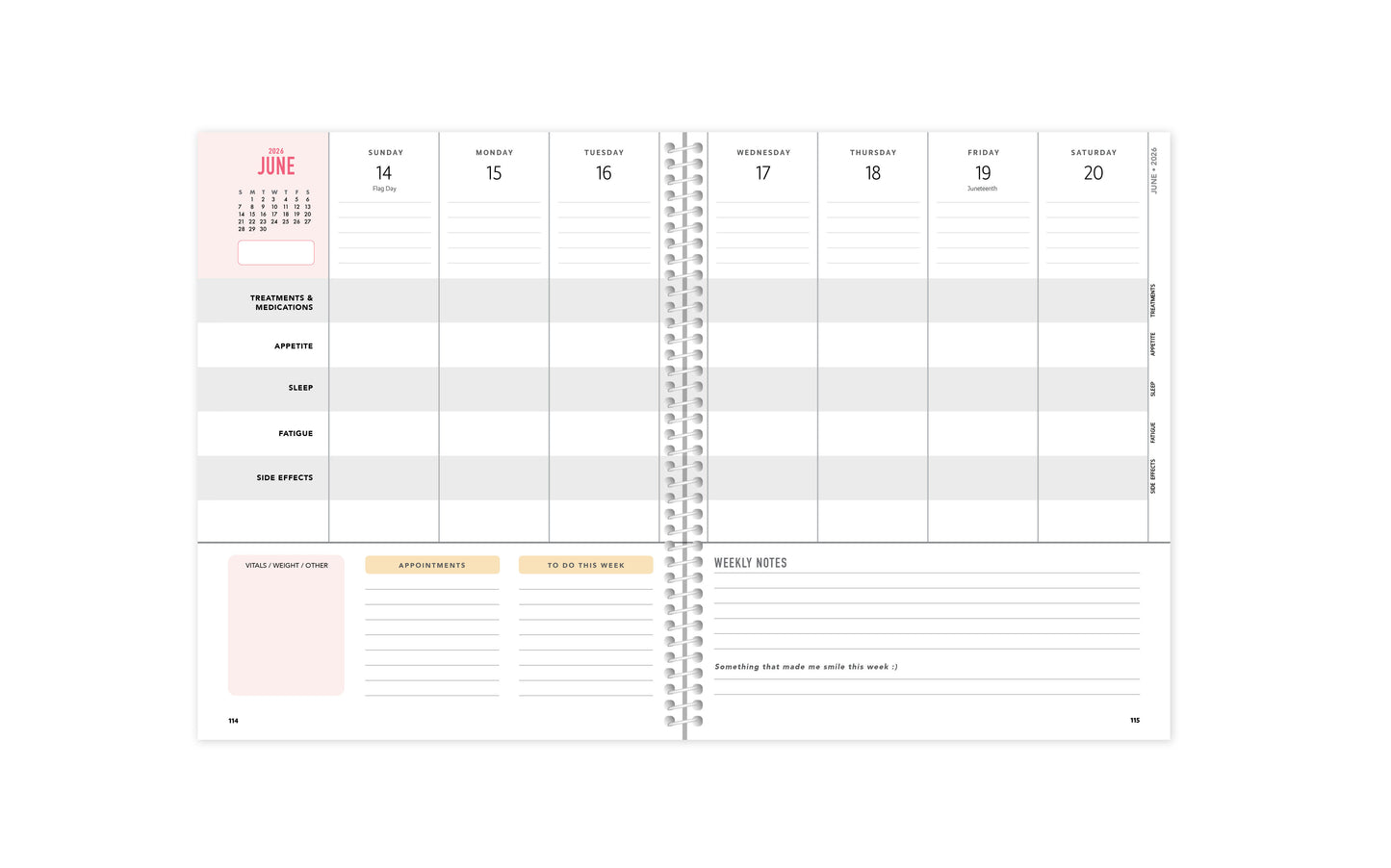 Cancer Diary & 2025 Planner