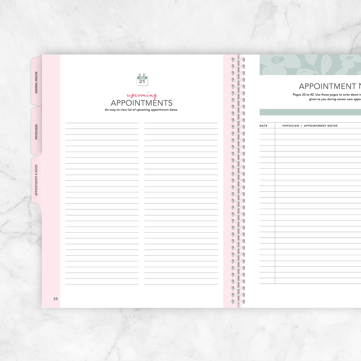 Breast Cancer Journal & Cancer Treatment Planner