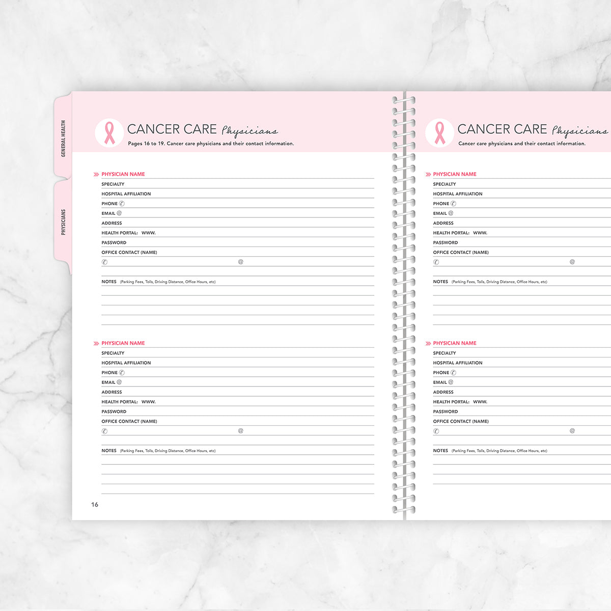 Breast Cancer Journal & Cancer Treatment Planner