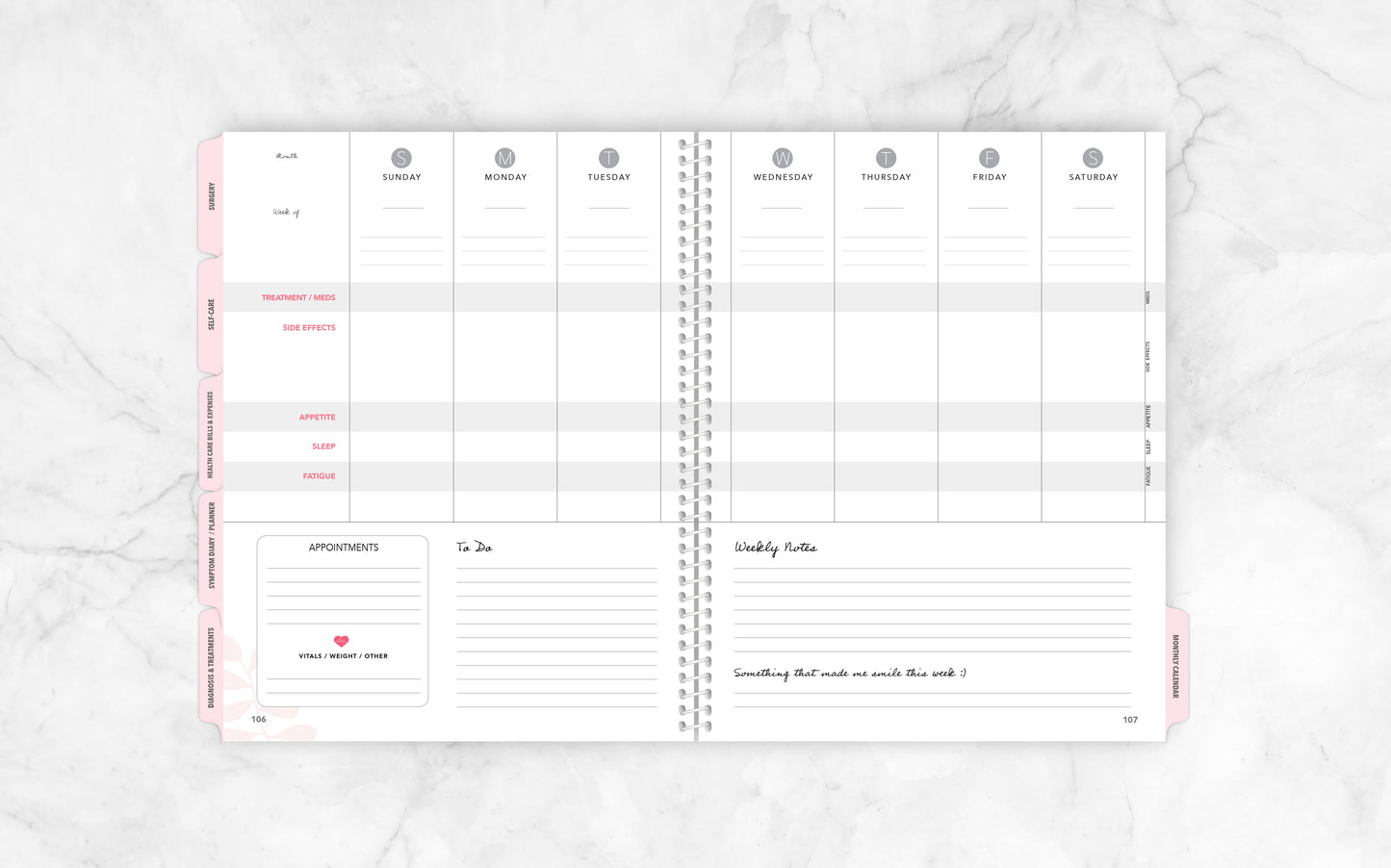 Breast Cancer Journal & Cancer Treatment Planner
