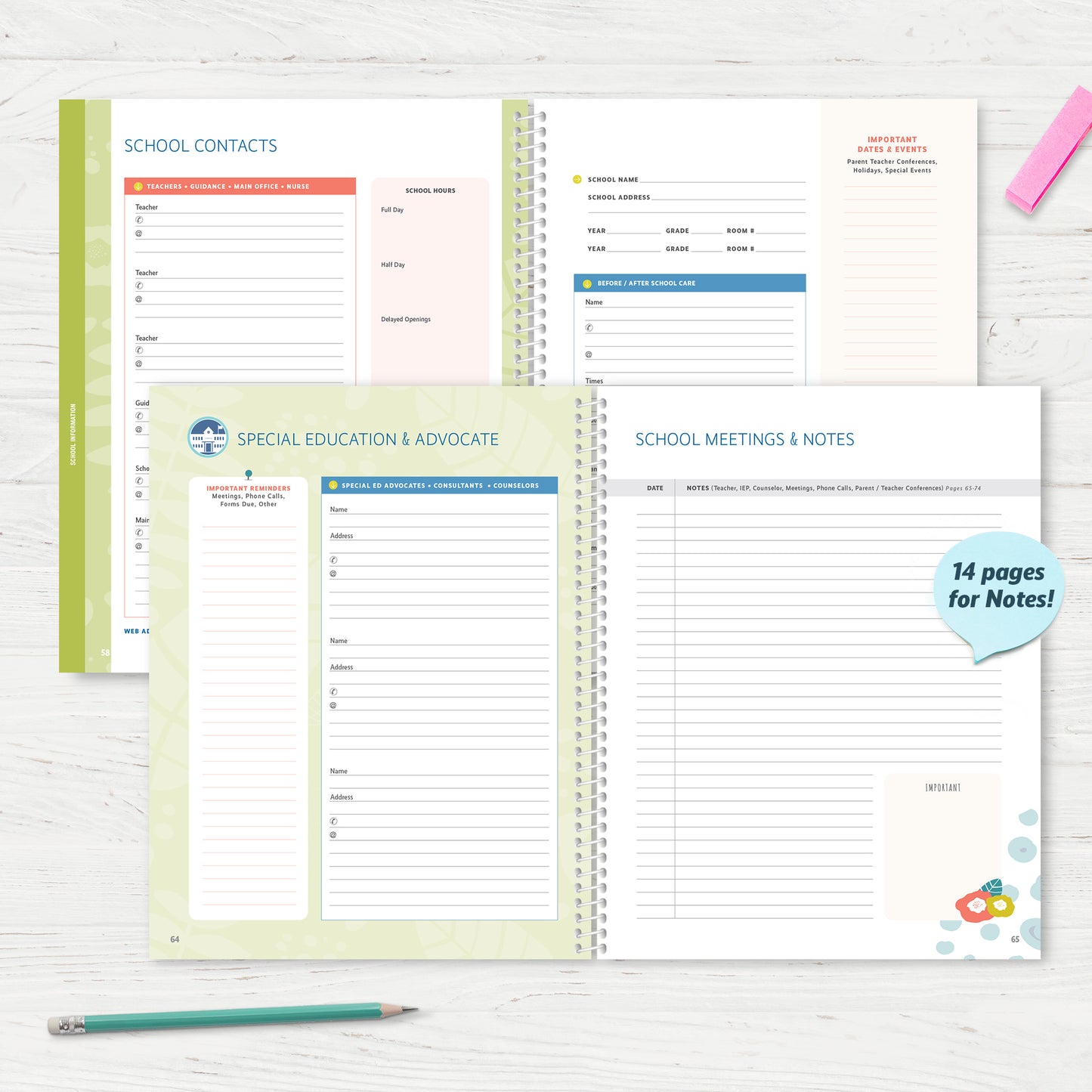 Child Health & Wellness Journal • Guided Medical Journal, Diary and Undated Planner